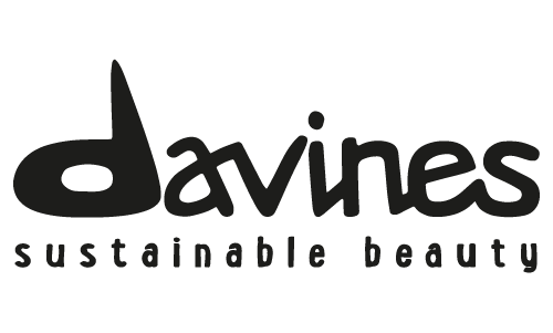 Logotipo de la marca de tratamientos Davines, color negro